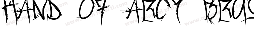 hand of arcy brush字体转换